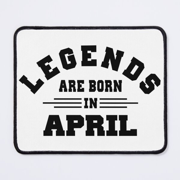 Item preview, Legends are born in april designed and sold by BandiRock.