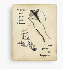 Winnie the Pooh - Adventure Canvas Print