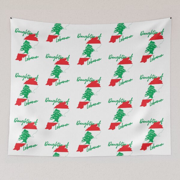 Item preview, Daughter of Lebanon Map Flag designed and sold by NovawayDirect.