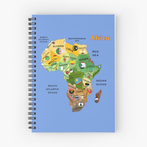 Item preview, Africa Map with Flags designed and sold by LIRAZ ZIV.