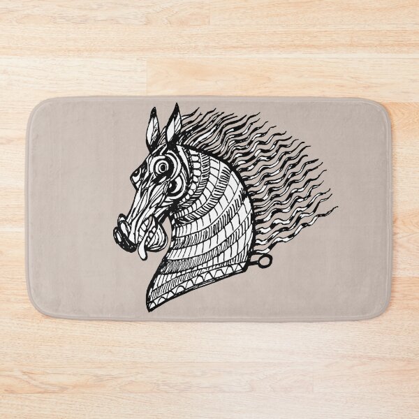 Item preview, head of the CRAZY HORSE Black and White ink designed and sold by duxpavlic.