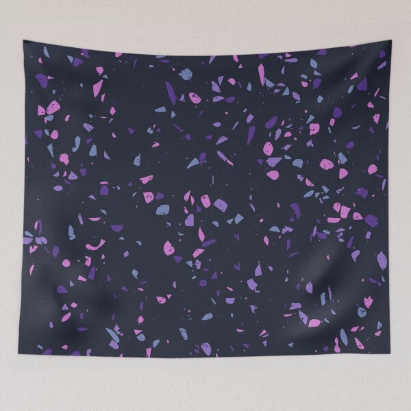Item preview, Navy Blue Terrazzo With Small Flecks designed and sold by thesnowwhyte.