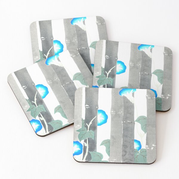 Item preview, Japanese Bamboo with Ivy and Blue Blossoms designed and sold by RyanCaudell.