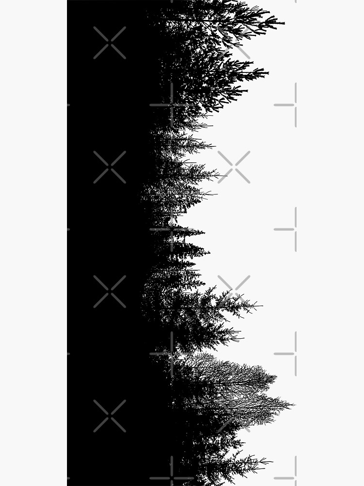 "trees" Sticker by sanjeetprajapat Redbubble