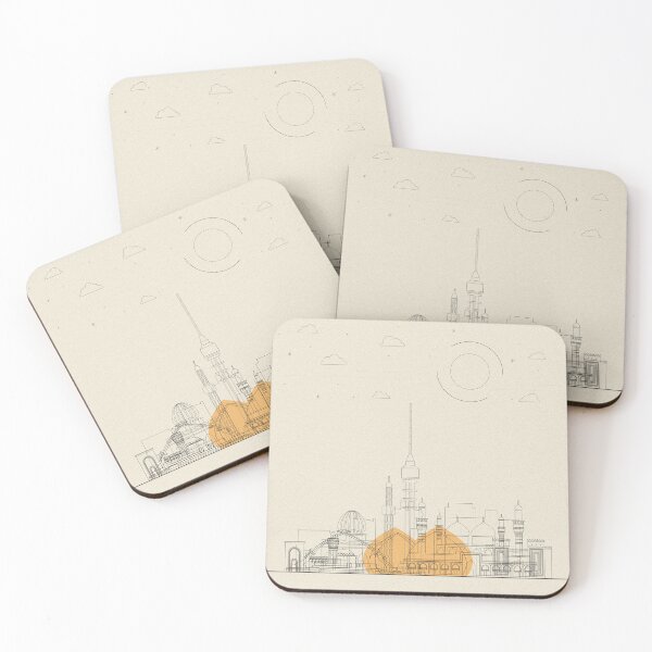 Item preview, Abstract City Posters: Baghdad, Iraq designed and sold by A Deniz Akerman.