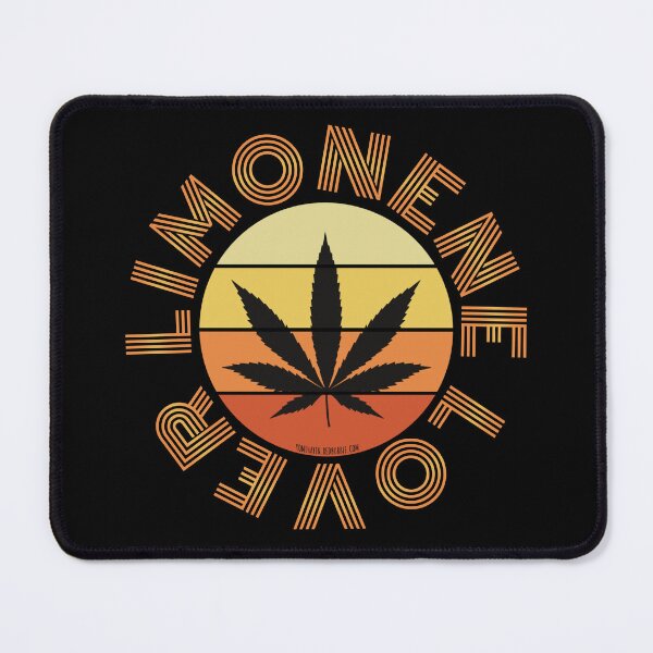 Item preview, Retro Vintage Sunset Orange Pot leaf-Limonene lover designed and sold by YomeHayin.