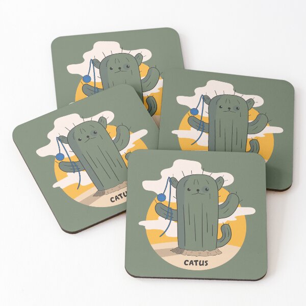 Item preview, Cactus cat designed and sold by illuville.