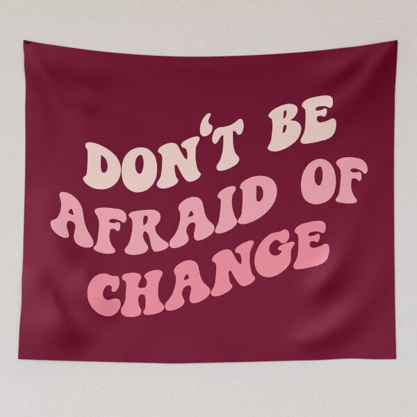 Item preview, Preppy Room Decor -	Don't be Afraid of Change designed and sold by Shop Your Aesthetic.
