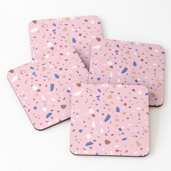 Item preview, Pink Terrazzo with Multi-coloured Chips designed and sold by thesnowwhyte.