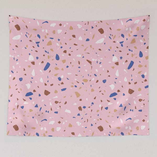 Item preview, Pink Terrazzo with Multi-coloured Chips designed and sold by thesnowwhyte.