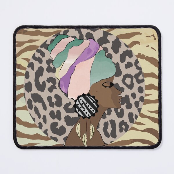 Item preview, African Woman Boho Artwork designed and sold by LIRAZ ZIV.