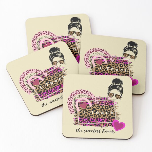 Item preview, TEACH THE SWEET HEARTS - COOL Leopard - Rainbow designed and sold by OMdesign10.