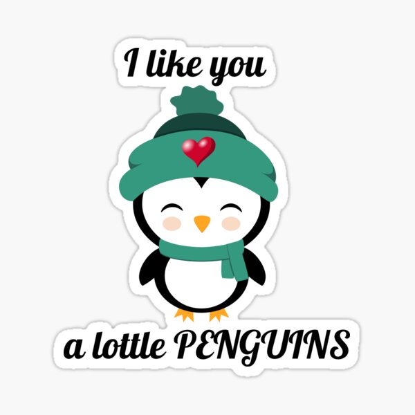 I Love You A Lottle - Cute Penguin Lovers Mug, Christmas gift for boyfriend  or girlfriend