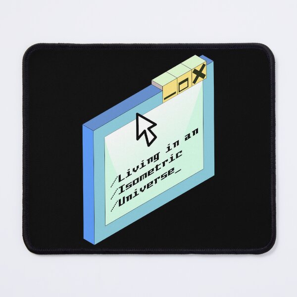Item preview, Living in an isometric Universe. designed and sold by angelisart.