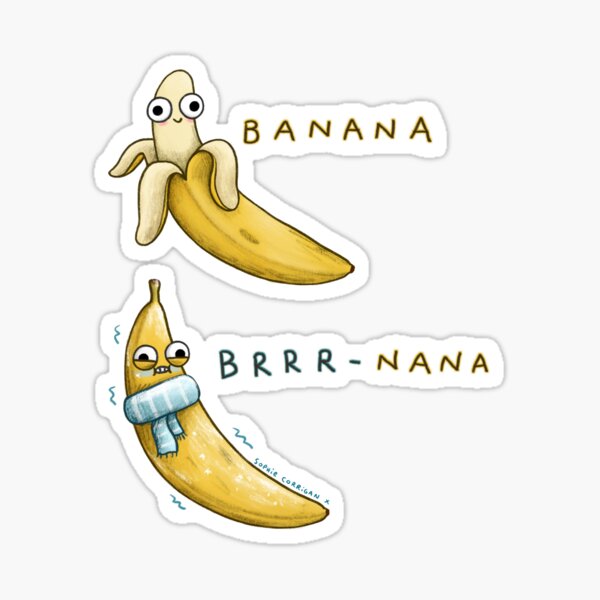 Item preview, Banana Brrr-nana designed and sold by Sophie Corrigan.