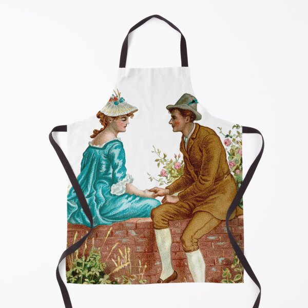 Item preview, Valentine love couple sitting on a wall and talking designed and sold by Lady-Frost.