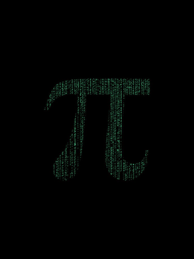 Thumbnail 4 of 4, iPhone Case, Pi Math Abstract Numbers I Pi Day designed and sold by Dodgefather.