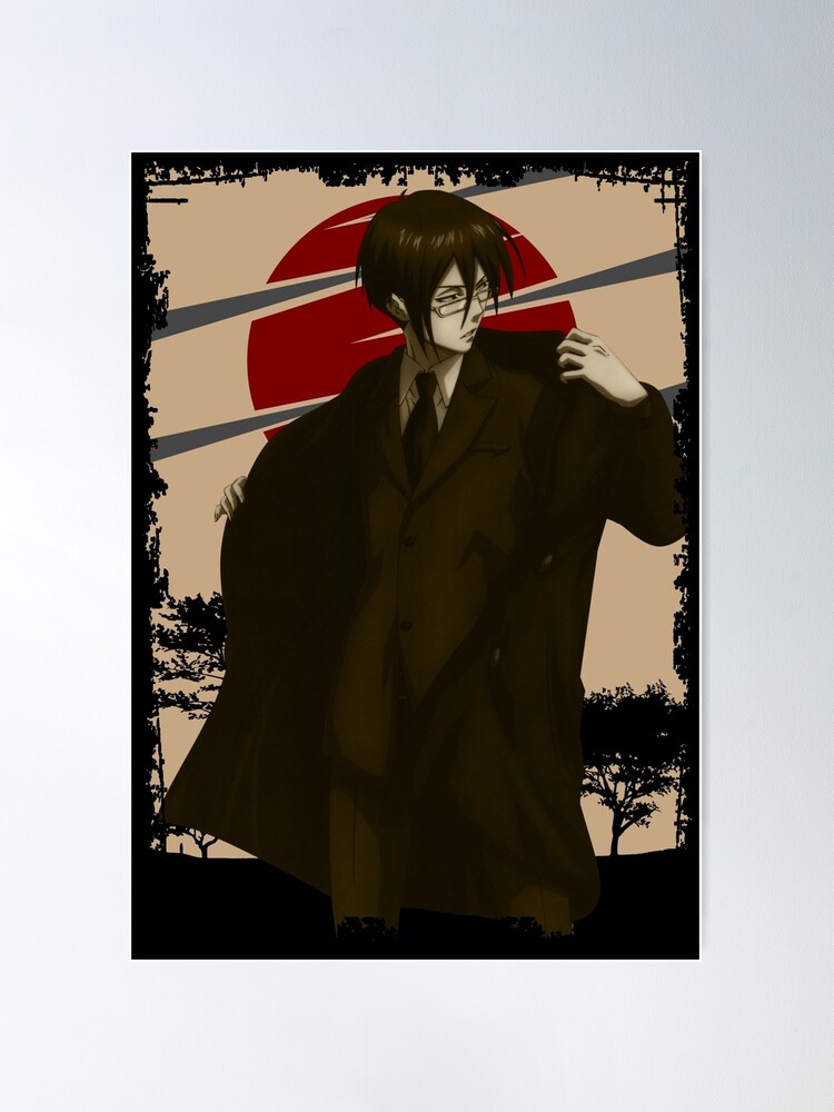 Shougo Makishima Psycho Pass Saiko Pasu Retro Landscape Design Poster for  Sale by Raiden Designer Shop