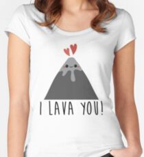 I Lava You Women's Fitted Scoop T-Shirt
