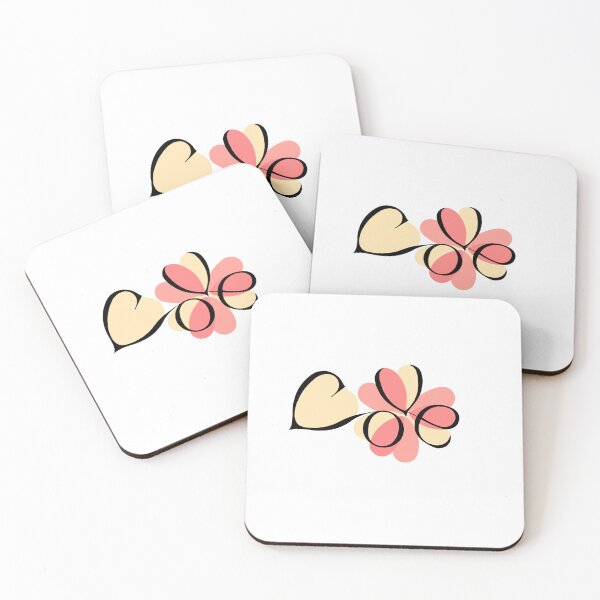 Item preview, AMOR 50's 60's RETRO Diseño estético Ilustraciones vectoriales Rosa rojo y crema designed and sold by art4dad.