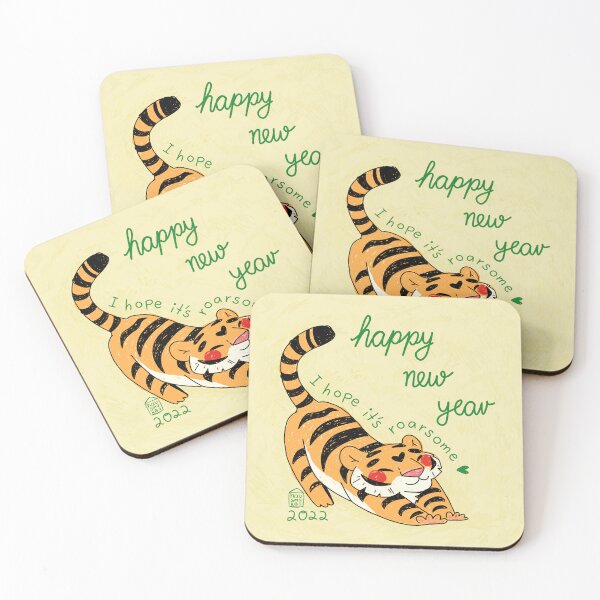 Item preview, Happy new year 2022 tiger designed and sold by hausmakesss.