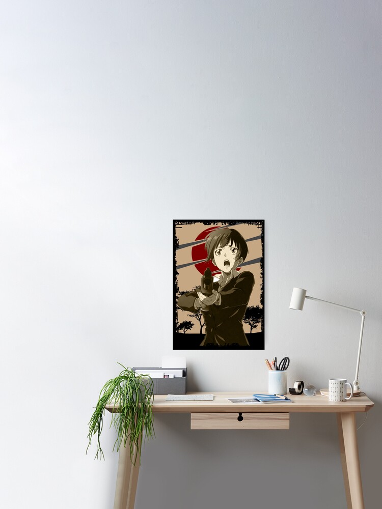 Akane Tsunemori Psycho Pass Saiko Pasu Retro Landscape Design Poster for  Sale by Raiden Designer Shop