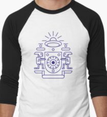 UFO-Beobachter Baseballshirt mit 3/4-Arm