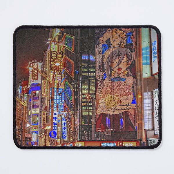 Item preview, Japanese City Streets and Buildings with Vibrant Colors designed and sold by RyanCaudell.