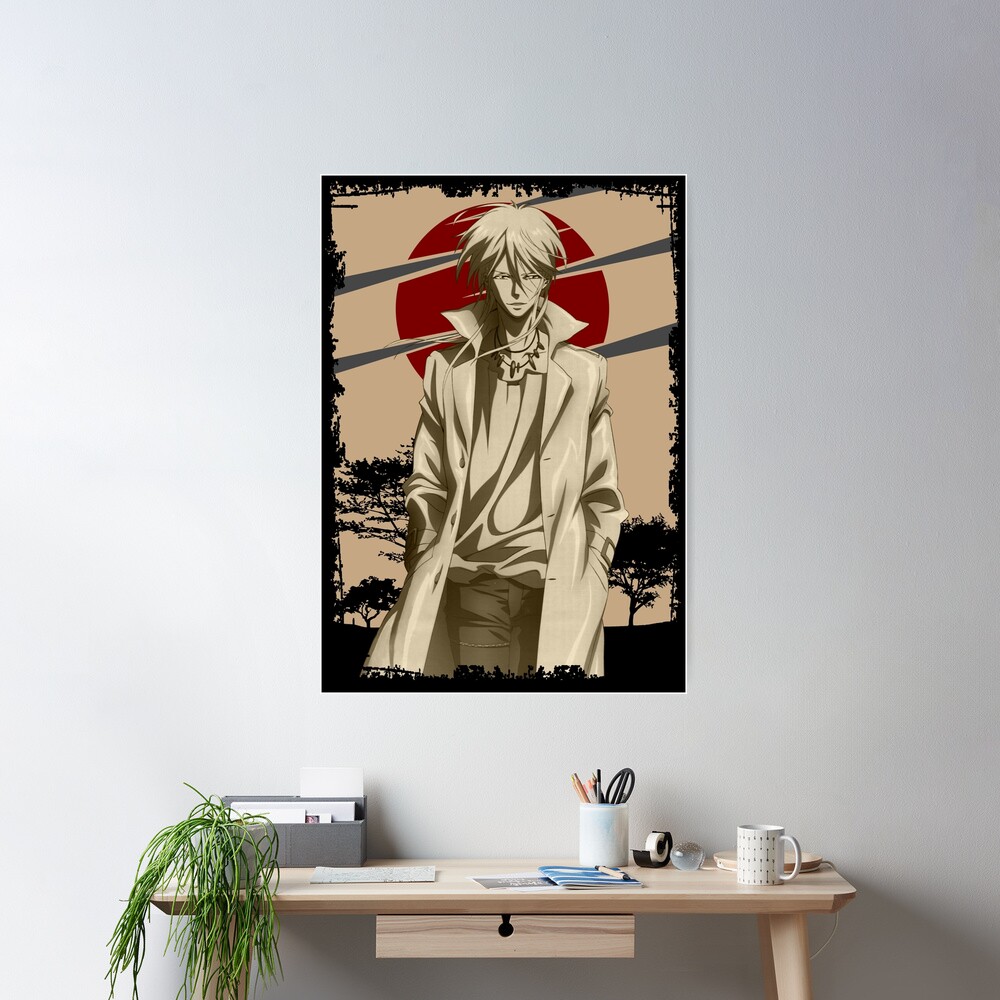 Shougo Makishima Psycho Pass Saiko Pasu Retro Landscape Design Poster for  Sale by Raiden Designer Shop