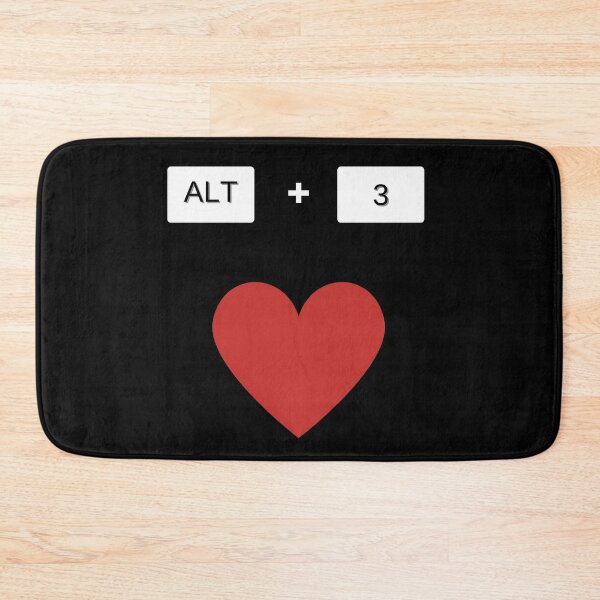 Item preview, heart altcodes designed and sold by EnjoyLifeMerch.