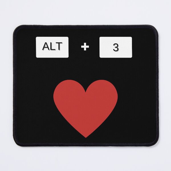 Item preview, heart altcodes designed and sold by EnjoyLifeMerch.
