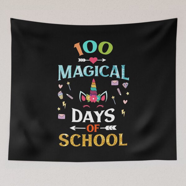 Item preview, 100 Magical Days Of School Unicorn 100th Teacher Students designed and sold by stareongroup.