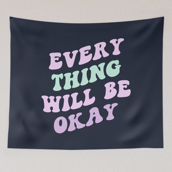 Item preview, Preppy Room Decor -	Every thing will be okay designed and sold by Shop Your Aesthetic.