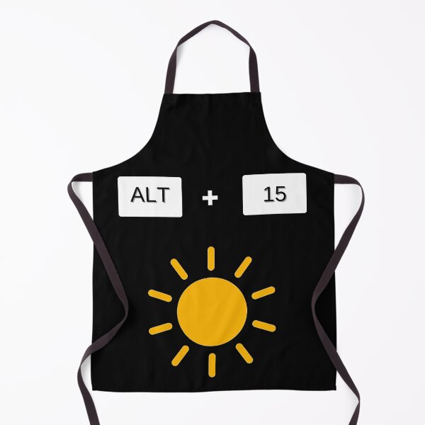 Item preview, sun altcodes designed and sold by EnjoyLifeMerch.