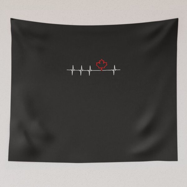 Item preview, Heartbeat Canada Maple Leaf , Heartbeating Canada Essential T-Shirt designed and sold by KristinKamusin.