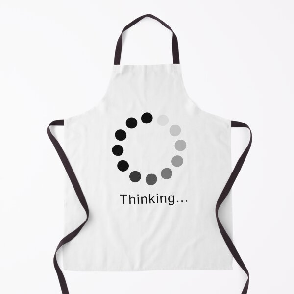 Item preview, Thinking - Loading Icon Funny Life Quotes designed and sold by anjanaartz.