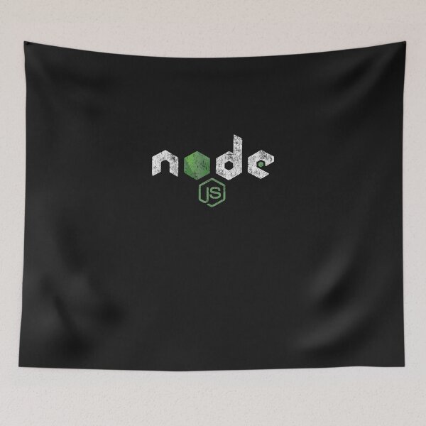 Item preview, Vintage Distressed NodeJS JavaScript Programmer Classic T-Shirt designed and sold by CarolaJahnBakk.