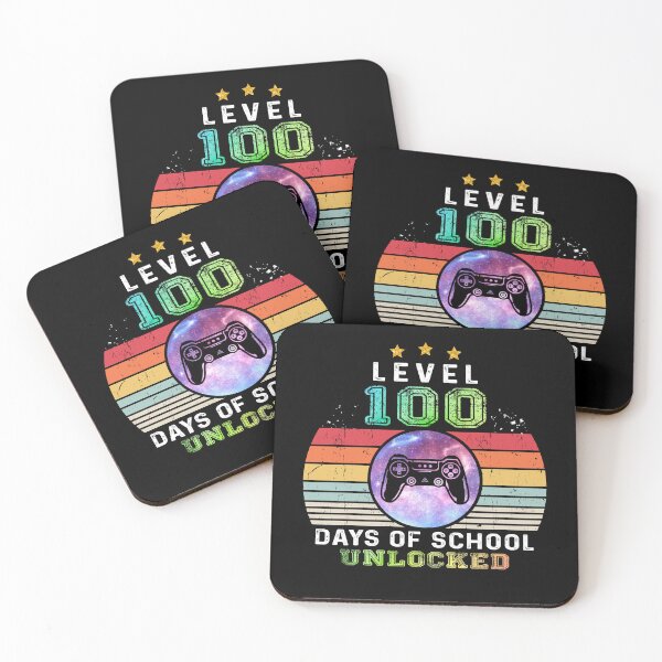 Item preview, Level 100 Days Of School Unlocked Completed Gamer For Kids and Boys designed and sold by stareongroup.