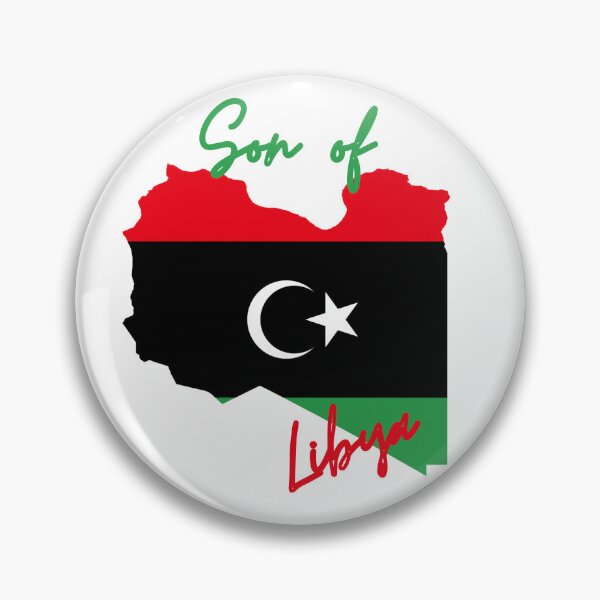 Item preview, Son of Libya Map Flag designed and sold by NovawayDirect.