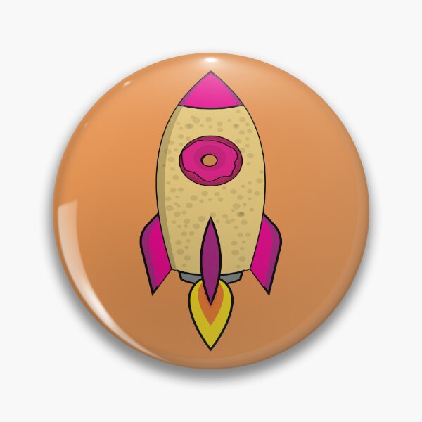 Item preview, Rocket ship donut designed and sold by Donutlovers.