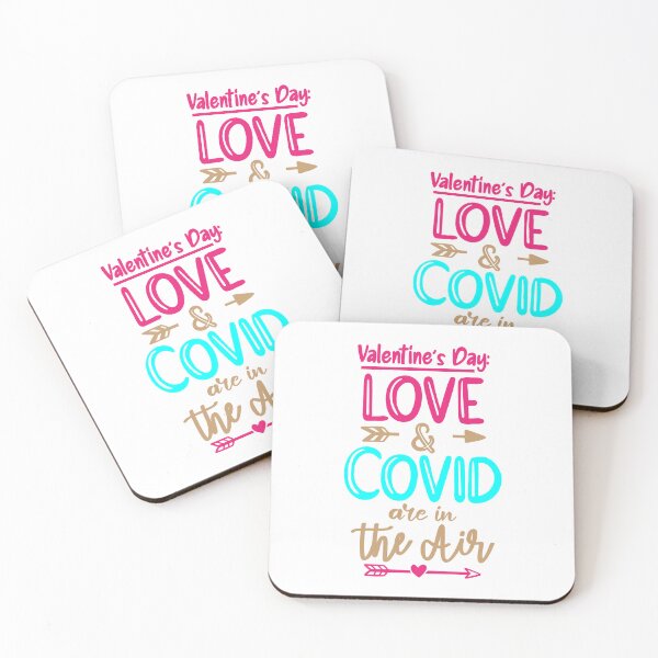 Item preview, Valentine's Day Love & Covid are in the air designed and sold by Tshirtvirgo.