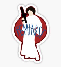 Princess Leia - Space Feminist Sticker