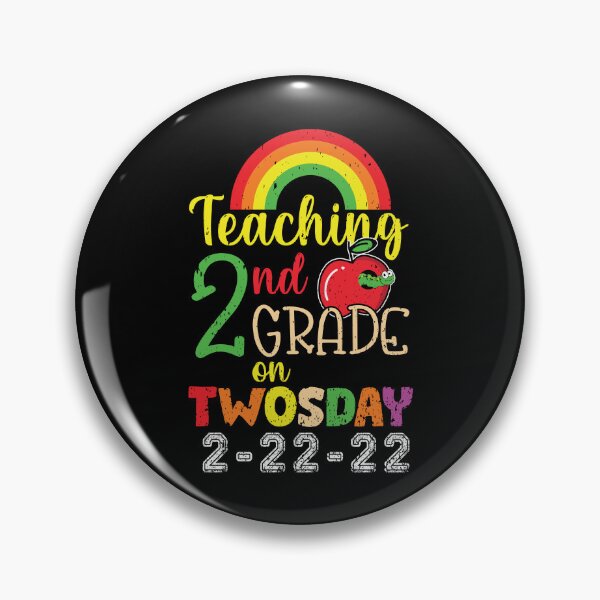 Item preview, Teaching 2nd Grade On Twosday 2-22-22 22nd February 2022 Apple Rainbow designed and sold by stareongroup.