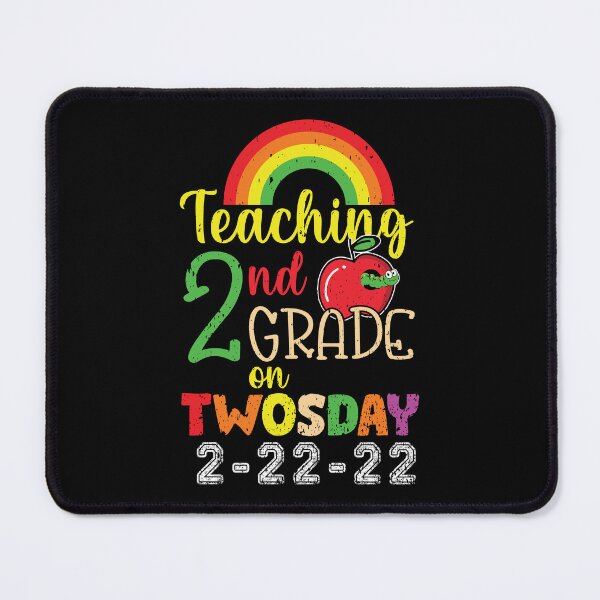 Item preview, Teaching 2nd Grade On Twosday 2-22-22 22nd February 2022 Apple Rainbow designed and sold by stareongroup.
