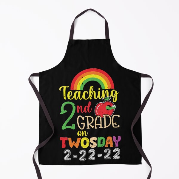Item preview, Teaching 2nd Grade On Twosday 2-22-22 22nd February 2022 Apple Rainbow designed and sold by stareongroup.