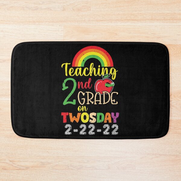 Item preview, Teaching 2nd Grade On Twosday 2-22-22 22nd February 2022 Apple Rainbow designed and sold by stareongroup.
