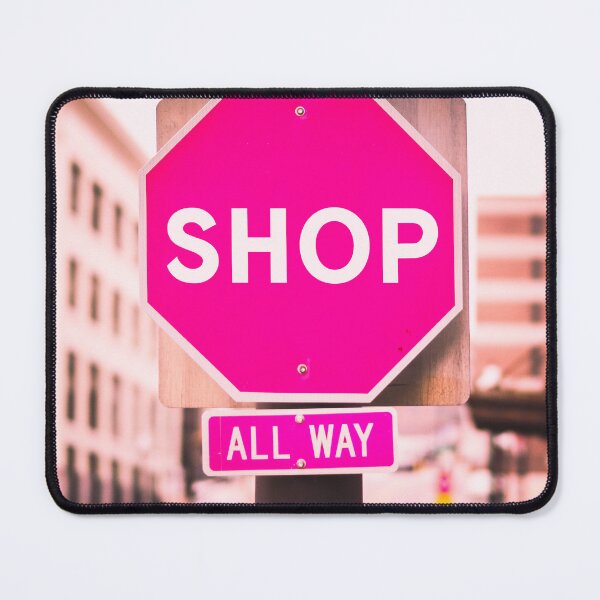 Item preview, Preppy Room Decor -	Pink Shop All Way Sign designed and sold by Shop Your Aesthetic.