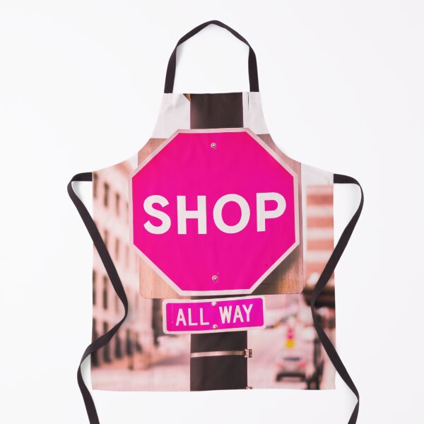 Item preview, Preppy Room Decor - Pink Shop All Way Sign designed and sold by Shop Your Aesthetic.