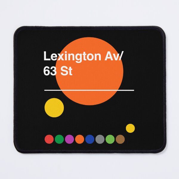 Item preview, Lexington Avenue 63rd Street Manhattan New York Subway designed and sold by ClickForMore.