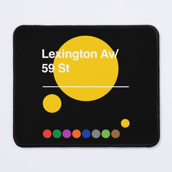 Item preview, Lexington Avenue 59th Street Manhattan New York Subway designed and sold by ClickForMore.